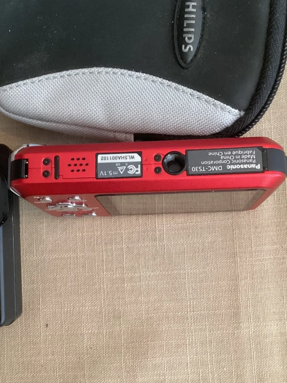 LUMIX digital camera w/ charger and VIVITAR digital cameras